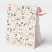 Hübsch Pink Floral Boho Kinderdusche Einladung Geschenkschachtel (Rückseite)