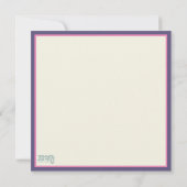 Hübsch Pink Floral Hearts Hosanna Ostern Mitteilungskarte (Rückseite)