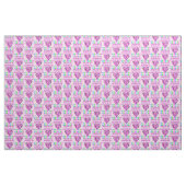 HÜBSCH PINK FLORAL LEHRER DESIGN STOFF (Yard (91,4 cm))