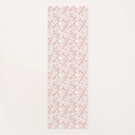 Hübsch Pink Floral Petals Gym Fitness Yogamatte