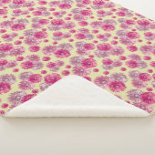 Hübsch Pink Gerbera Daisy Blume Soft Sherpadecke (3/4)