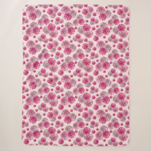Hübsch Pink Gerbera Daisy Blume Soft Sherpadecke