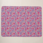 Hübsch Pink Gerbera Daisy Blume Soft Sherpadecke (Vorderseite (Horizontal))