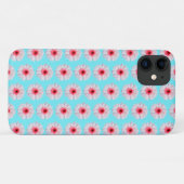 Hübsch Pink Gerbera Daisy Pattern Case-Mate iPhone Hülle (Rückseite (Horizontal))