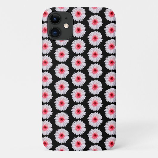 Hübsch Pink Gerbera Daisy Pattern Case-Mate iPhone Hülle (Rückseite)