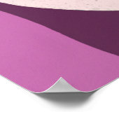 Hübsch Pink Girly Poster (Ecke)