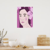 Hübsch Pink Girly Poster (Küche)