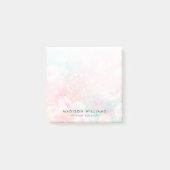 Hübsch Pink Glitzer Girly Glamour Post-it Klebezettel (Vorderseite)