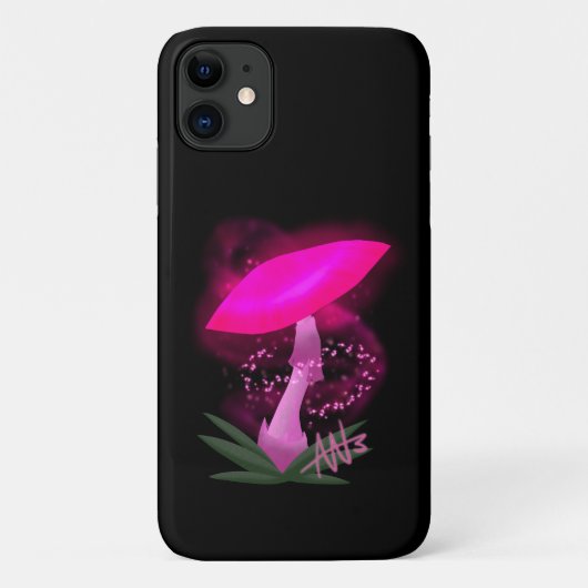 Hübsch Pink Glows Mushroom Case-Mate-Phone Case (Rückseite)