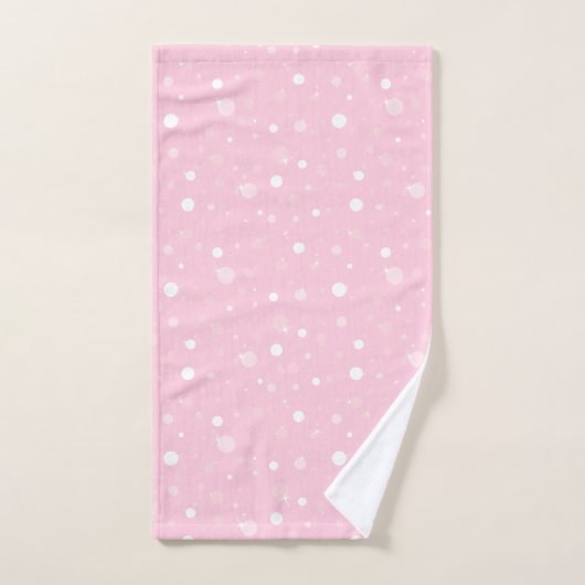 HÜBSCH PINK GRAY SPRITZER CUSTOM TOWEL SET (Handtuch)