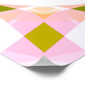 Hübsch Pink Green Per Aspera Ad Astra Motivierend Poster (Ecke)