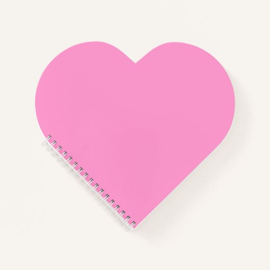 HÜBSCH PINK HEART NOTEBOOK NOTIZBLOCK (Vorderseite)