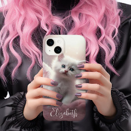 Hübsch Pink Kitten Case-Mate iPhone 14 Hülle