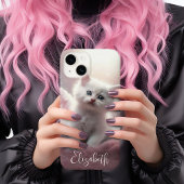 Hübsch Pink Kitten iPhone Hülle