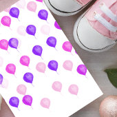 Hübsch Pink Lila Balloon Kinderdusche Einladung