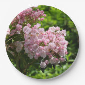 Hübsch Pink Mountain Laurel Blume Pappteller (Vorderseite)