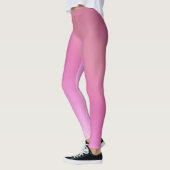 Hübsch Pink Ombre Gradient Leggings (Links)