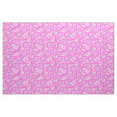Hübsch Pink Paisley Liebe Herz Stoff (Yard (91,4 cm))