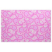 Hübsch Pink Paisley Liebe Herz