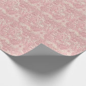 Hübsch Pink Parisian Feminine Geschenkpapier (Ecke)