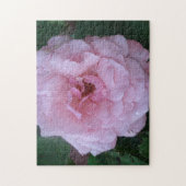 Hübsch Pink Peonie mit Raindrops Puzzle (Vertikal)