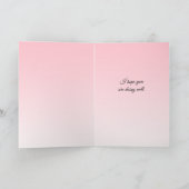 Hübsch Pink Peonies nur denken ABout Sie Karte (Innenseite)