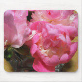 Hübsch Pink Peony Blumen Zuhause Office Mousepad (Vorne)