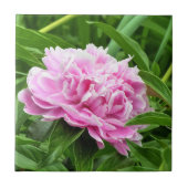 Hübsch Pink Peony Fliese (Vorderseite)