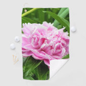 Hübsch Pink Peony Golfhandtuch (Insitu)