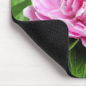 Hübsch Pink Peony Mousepad (Ecke)
