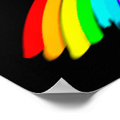 HÜBSCH PINK PERSONALISIERT GYMNASTICS POSTER (Ecke)