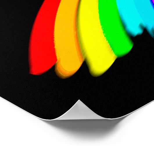 HÜBSCH PINK PERSONALISIERT GYMNASTICS POSTER (Ecke)