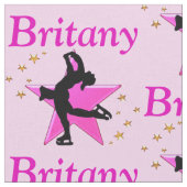 HÜBSCH PINK PERSONALISIERT SKATER MIRL FABRIC STOFF (Nahaufnahme)