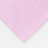 HÜBSCH PINK PERSONALISIERTE MÄDCHENTAUCHBLANKET FLEECEDECKE (Ecke)
