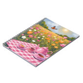 Hübsch Pink Picnic | Blume Field Tee Butterfly Notizblock (Linke Seite)