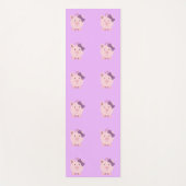 Hübsch Pink Piggy Yogamatte (Vorderseite)