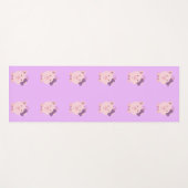 Hübsch Pink Piggy Yogamatte (Vorderseite (Horizontal))