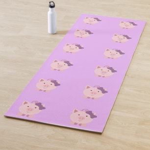 Hübsch Pink Piggy Yogamatte