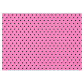 Hübsch-Pink-Polka-Punkte Tischdecke (Vorderseite (Horizontal))