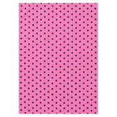 Hübsch-Pink-Polka-Punkte Tischdecke (Vorderseite)