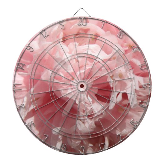Hübsch Pink Poppy Dart Board Dartscheibe (vorne)