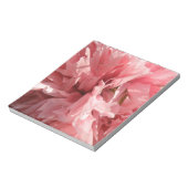 Hübsch Pink Poppy Notepad Notizblock (Rotiert)