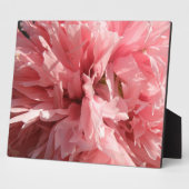 Hübsch Pink Poppy Plaque Fotoplatte (Seite)