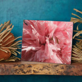 Hübsch Pink Poppy Plaque Fotoplatte (Seite)