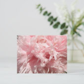 Hübsch Pink Poppy Postkarte (Stehend Vorderseite)