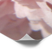 Hübsch Pink Poppy Print Poster (Ecke)