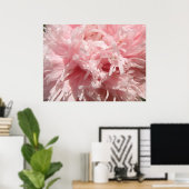 Hübsch Pink Poppy Print Poster (Heimbüro)