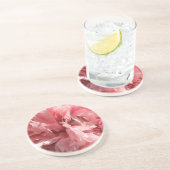 Hübsch Pink Poppy Untersetzer (Seite)