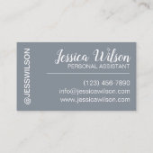 Hübsch Pink Princess Party Silver Tiara Crown Visitenkarte (Rückseite)