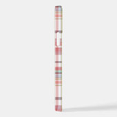 Hübsch Pink Red Blue Green Tartan Muster iPhone Hülle (Rechte Seite)